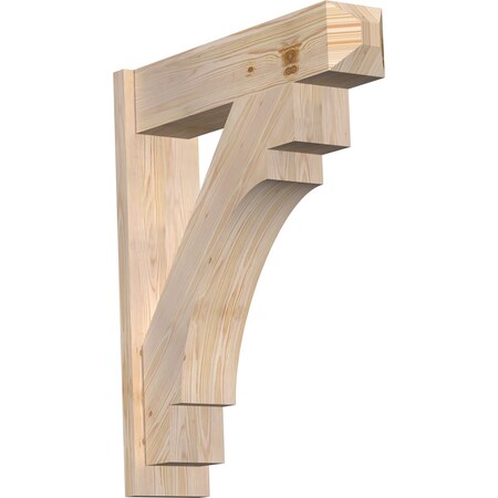 Ekena Millwork Merced Craftsman Smooth Outlooker, Douglas Fir, 7 1/2"W x 30"D x 36"H OUT08X30X36MRC04SDF